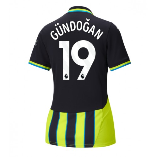 Manchester City Ilkay Gundogan #19 Gostujuci Dres za Ženska 2024-25 Kratak Rukav